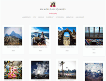 Tablet Screenshot of myworldinsquares.com